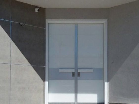 דלת פלדיניום כנף כפולה-סדרת פסים