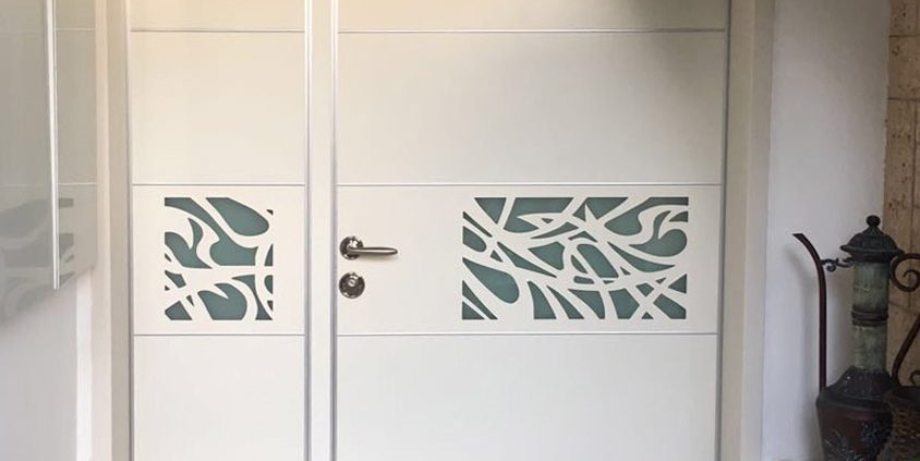 דלת פלדיניום בחיתוך לייזר